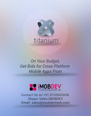 On Your Budget,  Get Bids for Cross Platform Mobile Apps From iMOBDEV