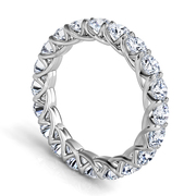 Platinum Trellis Diamond Eternity Band