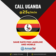 Cheap Calls to Uganda from 25¢/Min